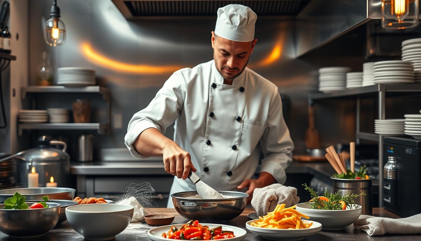 Fresh seasonal ingredients arranged for home cooking